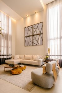 curved and sculpted furniture home trends in 2024