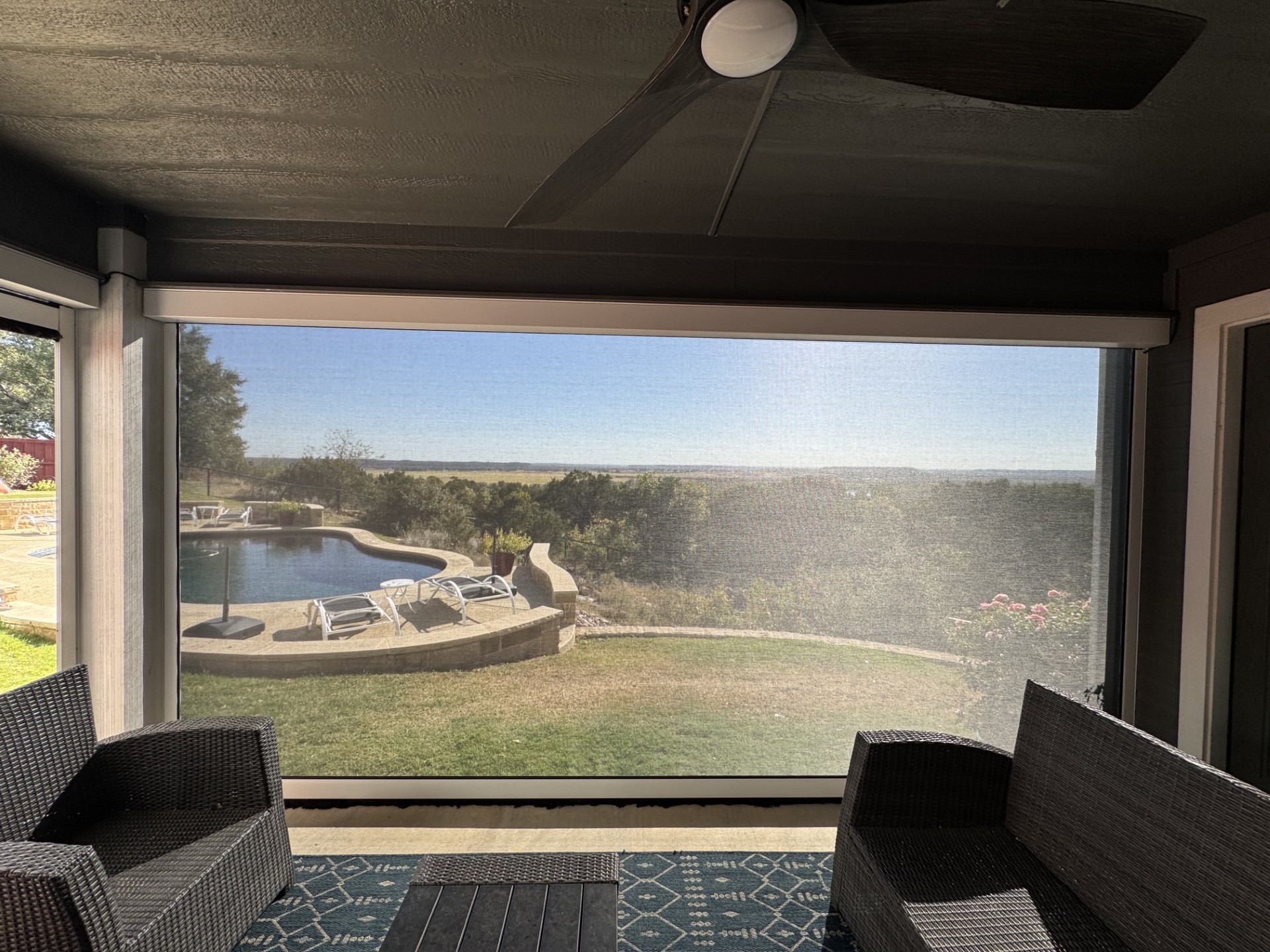 Privacy Screens for Pool Cages | Mirage Screen Systems