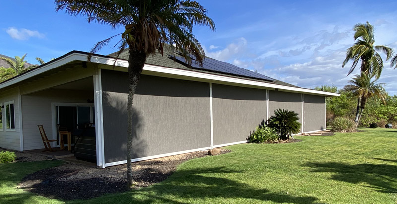 Retractable Solar Screens