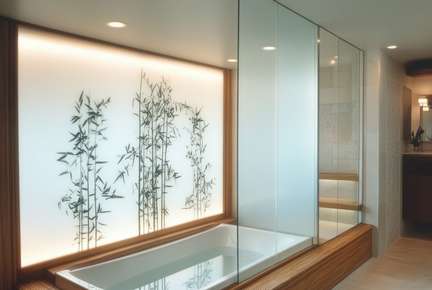 Retractable Privacy Screen for Hot Tub