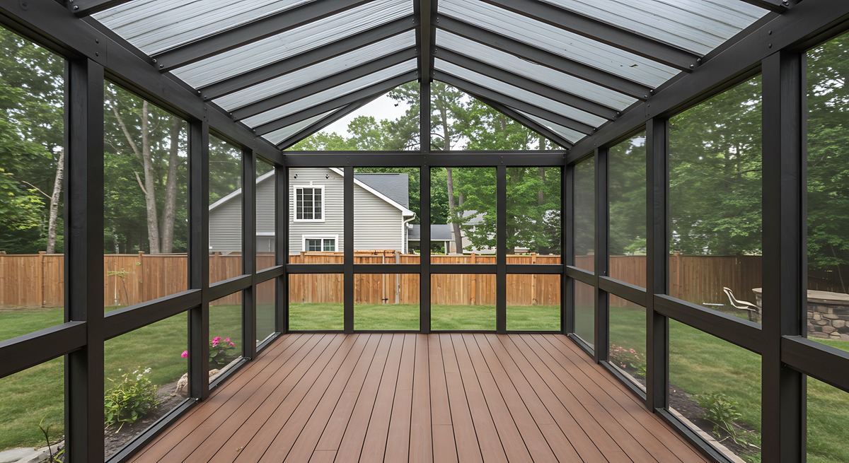 Building a 3 to 4-Season Sunroom with Retractable Screens
