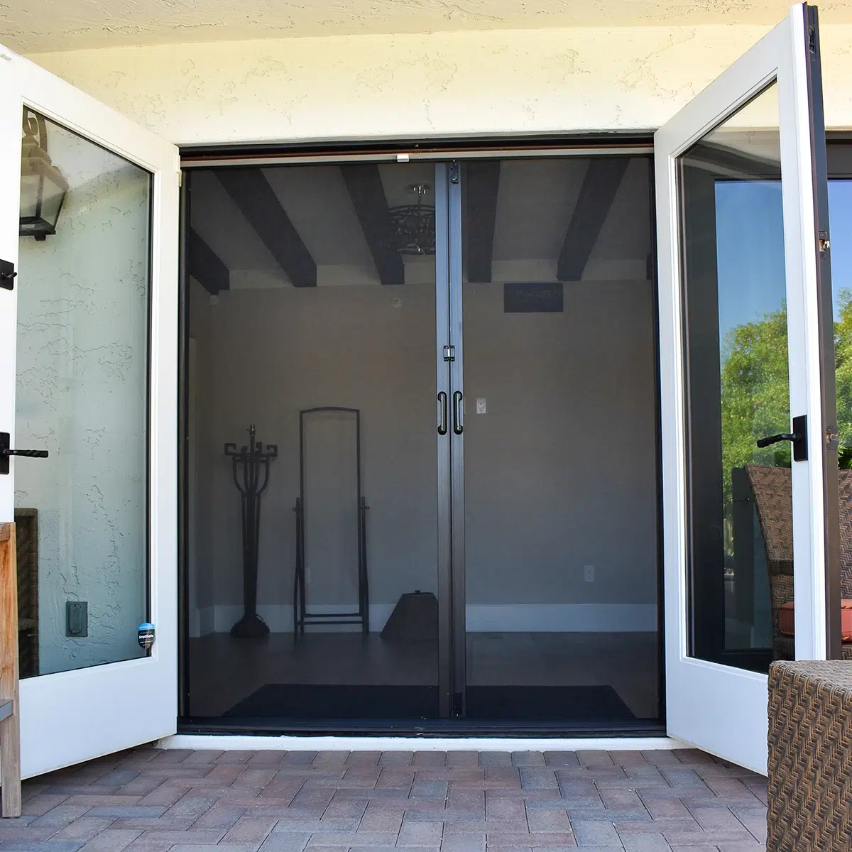 French Door Retractable Screens